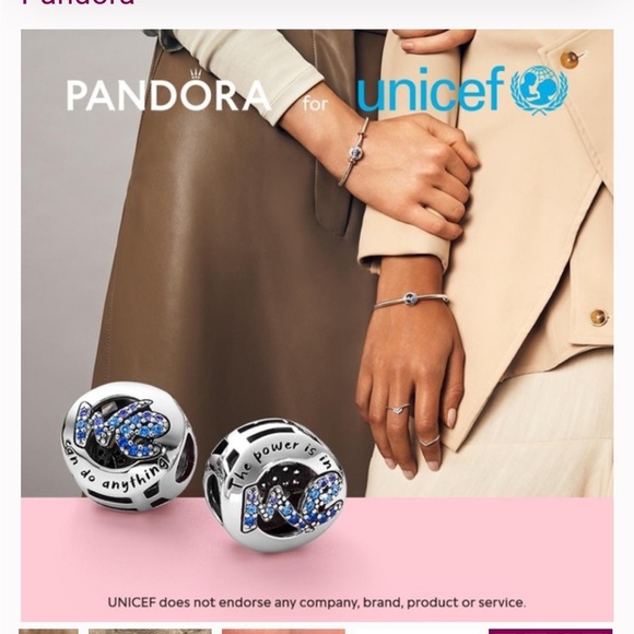 Pandora UNICEF We Can Do Anything Limited Edition Charm - Picture 8 of 8